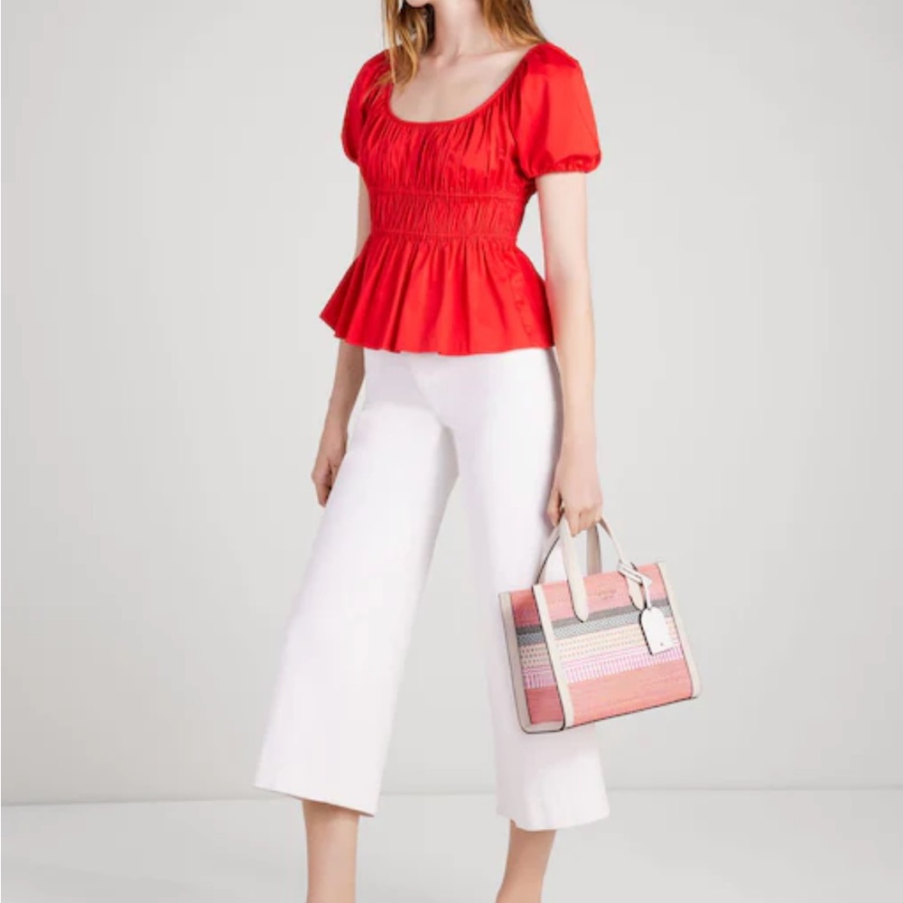 NWT: Poplin Riviera Top — Kate Spade — XXL